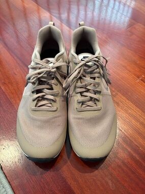 Nike Men’s Athletic Sneakers in Taupe/Beige